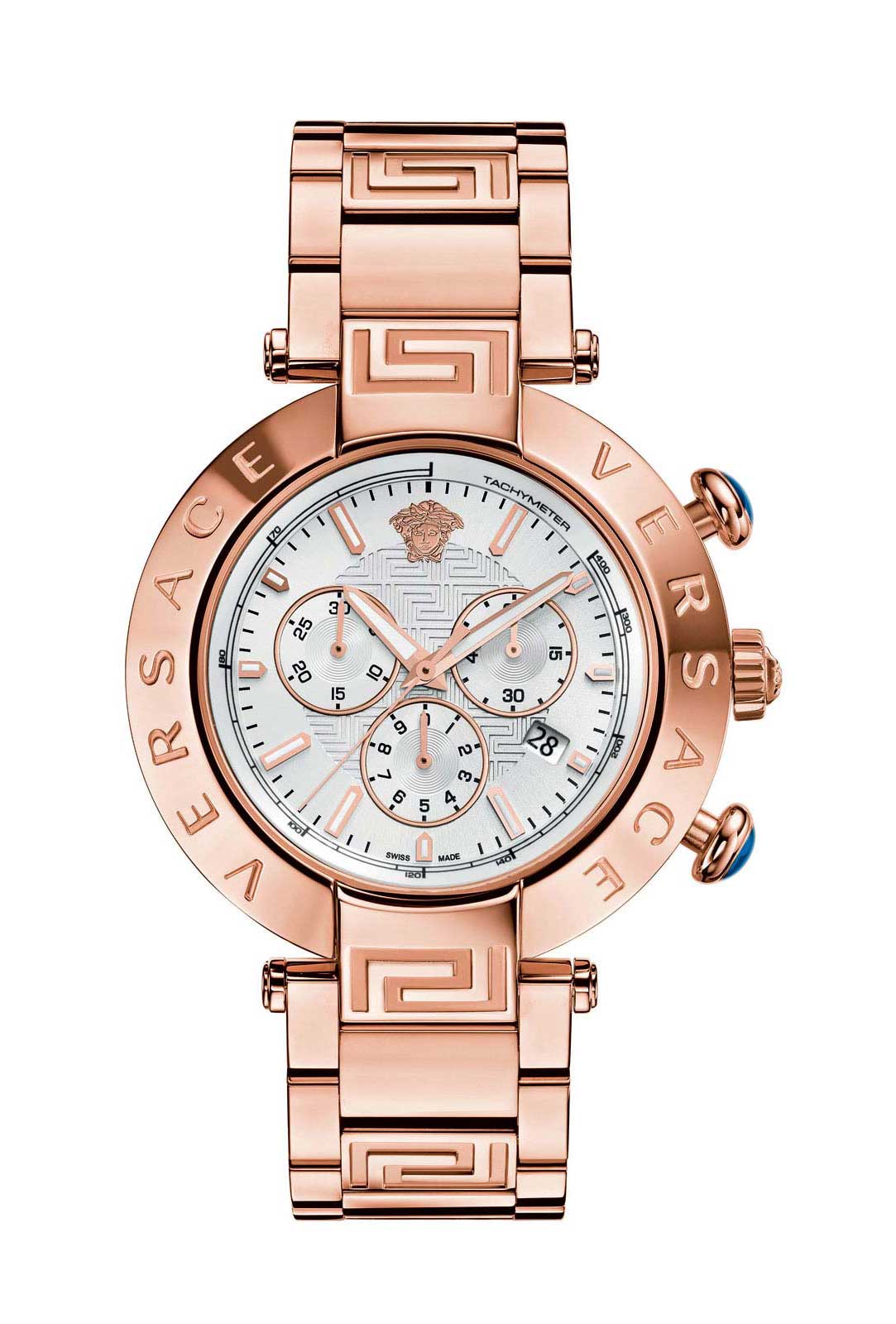 Versace QUARTZ CHRONO watch 5040D ROSE GOLD - Click Image to Close